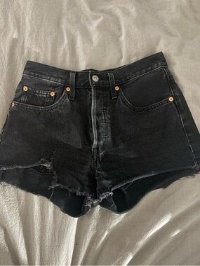 Levi's Black Denim Shorts